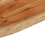 Encimera de baño rectangular madera maciza acacia 70x60x3,8 cm
