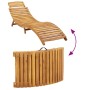 Tumbonas con cojines 2 uds madera maciza de acacia gris taupe