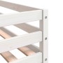 Litera con cortinas madera maciza de pino rosa 90x190 cm