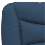 Cama con colchón tela azul 100x200 cm