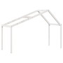 Cama litera con techo madera maciza de pino blanco 90x190 cm