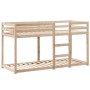 Cama litera sin colchón madera maciza de pino 90x190 cm