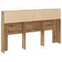 Cabecero armario madera ingeniería roble artisan 180x19x103,5cm