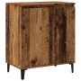 Aparador de madera contrachapada envejecida 60x35x70 cm