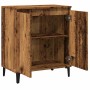 Aparador de madera contrachapada envejecida 60x35x70 cm