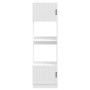 Armarios para horno 2 uds Kalmar blanco madera de ingeniería
