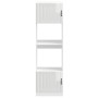 Armarios para horno 2 uds Kalmar blanco brillante