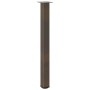 Patas para mesa de centro 4 uds acero acero natural 100-102 cm