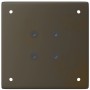 Patas para mesa de centro 4 uds acero acero natural 100-102 cm