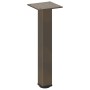 Patas para mesa de centro 4 uds acero acero natural 30-32 cm