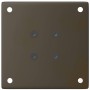 Patas para mesa de centro 4 uds acero acero natural 30-32 cm