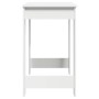 Escritorio de madera contrachapada blanco 100x45x75 cm