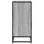 Aparador de madera de ingeniería gris sonoma 100x35x76 cm