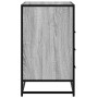 Cajonera de madera contrachapada gris sonoma 70x41x70 cm