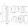 Mueble cocina Lucca madera vieja 14 pzas madera contrachapada