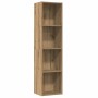 Mueble de TV/Librería roble artesanal 36x30x143cm