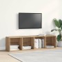 Mueble de TV/Librería roble artesanal 36x30x143cm