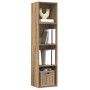 Mueble de TV/Librería roble artesanal 36x30x143cm