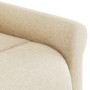 Sillón reclinable de masaje eléctrico tela color crema
