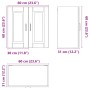 Mueble de pared cocina madera contrachapada Porto roble sonoma