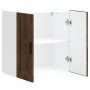 Armario de pared cocina Porto madera ingeniería roble ahumado