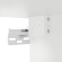 Armario pared para cocina puerta cristal Lucca blanco brillante