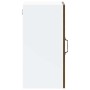 Armario de pared para cocina puerta cristal Lucca roble marrón