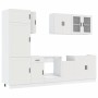 Mueble de cocina Kalmar blanco 8 piezas madera contrachapada