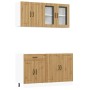 Mueble de cocina Kalmar 4 piezas artesanal roble