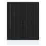 Panel para lavavajillas Lucca madera contrachapada negra