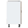 Mueble bajo fregadero Lucca madera contrachapada roble ahumado
