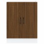 Panel para lavavajillas Lucca madera contrachapada roble marrón
