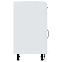 Mueble bajo de cocina Lucca blanca de alto brillo