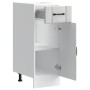 Mueble bajo de cocina Lucca madera contrachapada gris cemento