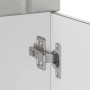 Mueble bajo de cocina Lucca madera contrachapada gris cemento