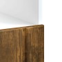Armario de horno Lucca madera contrachapada roble ahumado