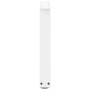 Patas para mesa de comedor forma V 2 uds blanco 50x(42-43,3) cm