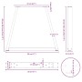 Patas para mesa de comedor en forma de V 2 uds antracita Acero