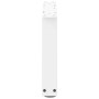 Patas para mesa de comedor forma V 2 uds blanco 70x(30-31,3) cm