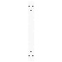 Patas para mesa de comedor forma V 2 uds blanco 70x(30-31,3) cm