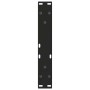 Patas para mesa de comedor en forma de V 2 uds acero negro