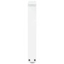 Patas para mesa de comedor en forma de V 2 uds blanco acero