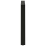 Patas para mesa de comedor forma V 2 uds negro 70x(72-73,3) cm