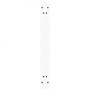 Patas para mesa de comedor en forma de V 3 uds acero blanco