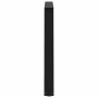 Patas mesa comedor forma V 3uds acero negro 100x(72-73,3) cm
