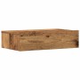 Mesilla de noche de madera antigua 60x35cm madera de ingeniería