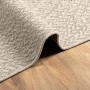 Alfombra ZIZUR apariencia yute interior exterior crema 60x110cm