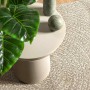 Alfombra ZIZUR apariencia yute interior exterior crema 80x200cm