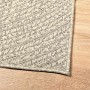 Alfombra ZIZUR apariencia yute interior exterior crema 80x200cm