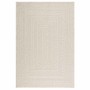 Alfombra ZIZUR apariencia yute interior exterior crema